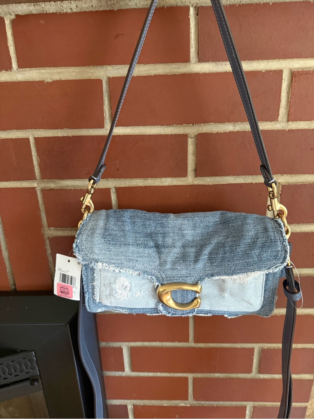 Coach tabby 26 upcycled denim shoulder bag
